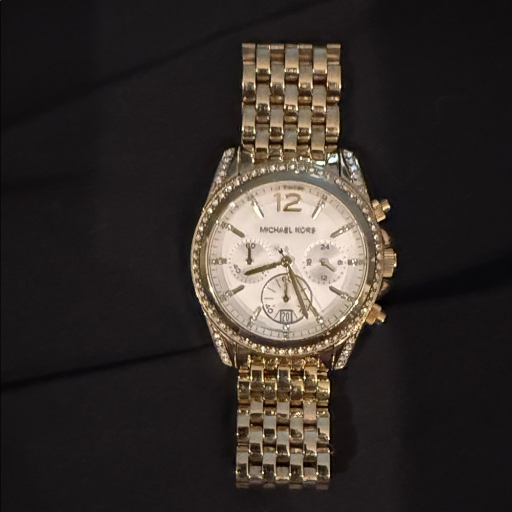Michael Kors Two-Tone Gold and Silver Watch